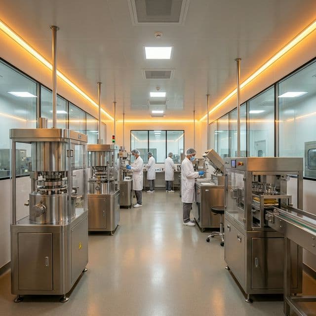GMP-certified supplement manufacturing and R&D facility